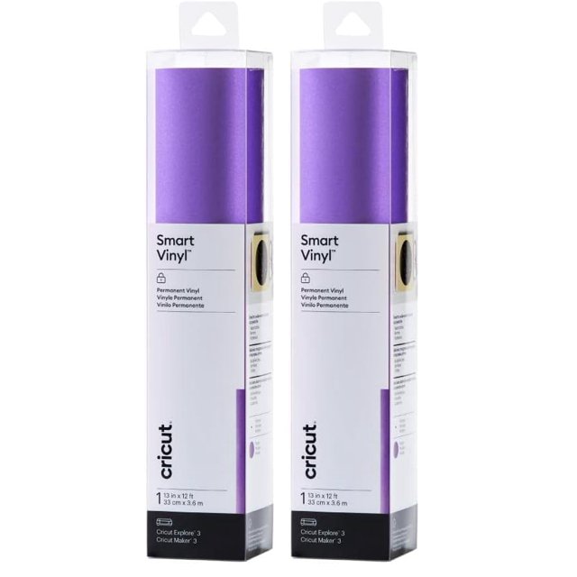 Vinilo Permanente Inteligente Cricut Brillante Morado 33x3 m para Explore y Maker 3