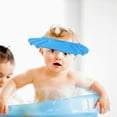 thumbnail image 4 of EIMELI Baby Bath Ear Protector Adjustable Baby Bath Hat Baby Shampoo Shield Child Blue, 4 of 8