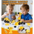 thumbnail image 4 of Banco de herramientas Lehoo Castle Toddler con taladro eléctrico y vehículos, 4 of 9