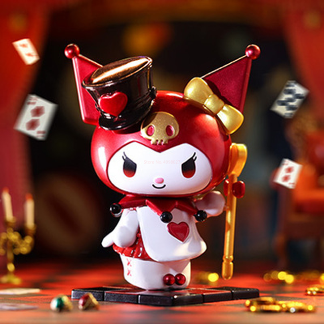Toptoy Kuromi Figure Poker Kingdom Sanrio Genuine Mystery Box Cute