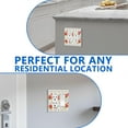 thumbnail image 5 of 2-Gang Screwless Pioneer Floral Decorative Wall Plates,Size 2-Gang 4.7"W x 4.7"H,Unbreakable Thermoplastic Faceplate Cover for Kitchen Living Room Bedroom Decorator Receptacle Outlet Switch, 5 of 7