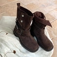 thumbnail image 5 of Ladies' Maillard Folding Double Strap Cow Suede Midsole Boots, 5 of 8