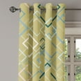 thumbnail image 3 of Ambesonne Grommet Curtain, , 50"x84", Khaki Blue Grey Pale Rose, 3 of 5