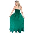 thumbnail image 2 of HAPPY BAY Women's Bodycon Tube Top Maxi Evening Frill Dress Strapless Dresses for Women One Size ivy Turquoise Green_C727, 2 of 3