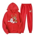 thumbnail image 1 of TIMIFIS Survêtement pour Hommes 2 Pcs à Capuche Ensemble de Sport Décontracté pour Course Jogging - Automne, 1 of 8