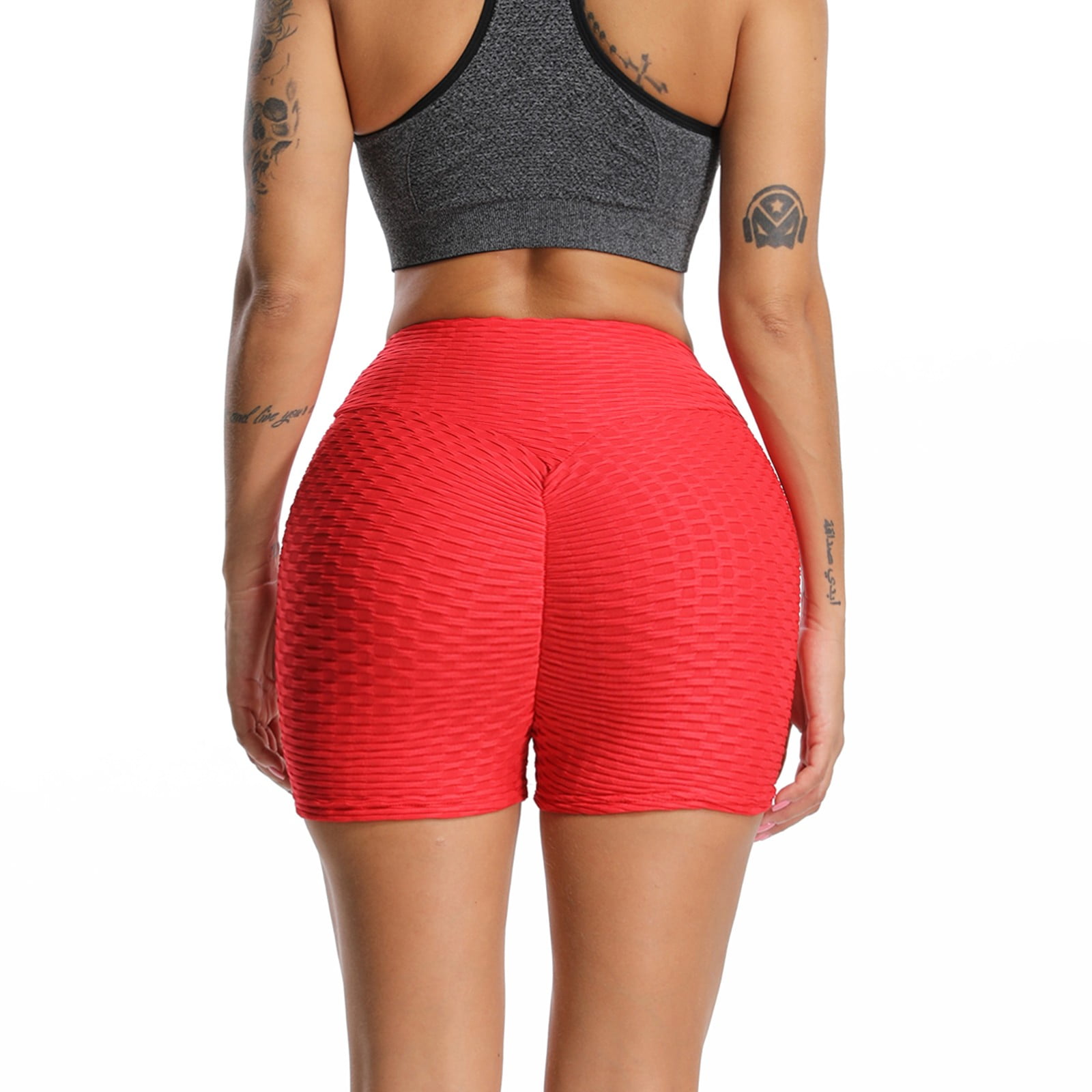yoga waist shorts