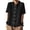 Black, variant on Womens Work Clothes Kelon Short Sleeve Blouses for Women Cowl Neck Boho Tops Business Dressy Spring Summer Fashion Outfits Trendy Clothes, 2XL