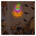 thumbnail image 2 of Letrero De Neón LED Con Forma De Gato Y Calabaza, Regulable, Ideal Para Dormitorio, Sala De Juegos, Espacio De Ocio O Fiesta. Lámpara USB 37.8cmx29.5cm, 2 of 7