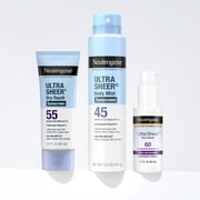 Neutrogena Ultra Sheer Sunscreen SPF 55 Body Sunscreen Lotion, Travel Size Sunscreen, 3 fl oz