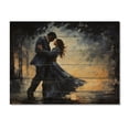 thumbnail image 3 of Designart "love Couple Landscape Dancing In Park I" People Print on Natural Pine Wood, 3 of 5