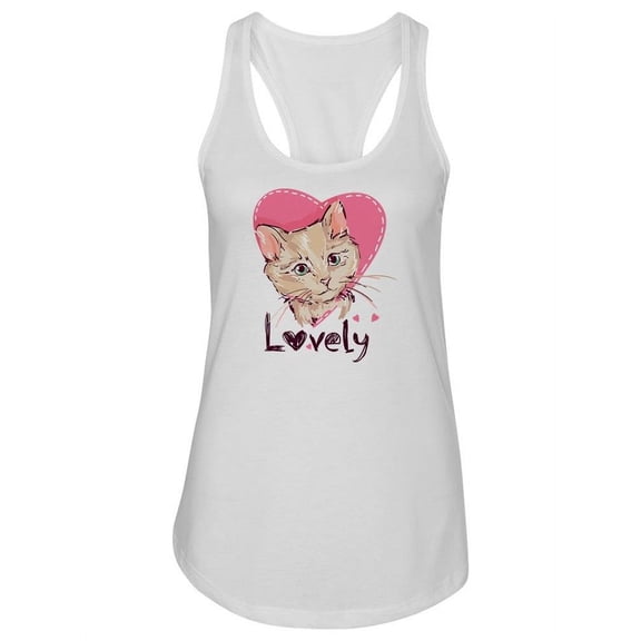 Lovely Quote Design Tank Women -Image by Shutterstock, Female Medium