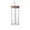 B, variant on MOQIN Glass Cups with Bamboo Lids and Straws, 24oz Mason Jar Glass Tumbler, Reusable Boba Cups, Iced Coffee Drinking Glasses for Bubble Tea, Smoothies, Juice,for Home,Cafe,Coffee Bar