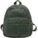 thumbnail image 1 of LHSHID Small Corduroy Backpack Purse for Women Vintage Mini Fashion Casual Aesthetic Backpack, Green, 1 of 9