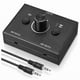 thumbnail image 2 of 3.5mm Audio Switcher, 2 Input 1 Output/1 Input 2 Output Audio Splitter Switcher, Audio Switcher Box, 2 of 5