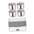 thumbnail image 5 of deevoka Electric Lunch Heater Bento Box Leakproof Food Warmer for Outdoor Home Truck 2 tier Middle handle, 5 of 9