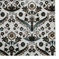 thumbnail image 3 of Linon Home Decor Elegance Area Rug Collection, White and Turquoise, 8' x 10', 3 of 6