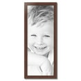 thumbnail image 2 of ArtToFrames 15" x 39" Honors Mahogany with Gold Picture Frame, 15x39 inch Brown Wood Poster Frame (WOM-5156), 2 of 7