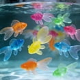 thumbnail image 6 of 6 Pcs Fake Plastic Fish Floating, Artificial Aquarium Fishes, Realistic Artificial Moving Colorful Goldfish, Fake Goldfish Decoration Ornament for Aquarium Tank, 6 of 7