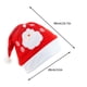 thumbnail image 2 of Adornos navideños, adornos navideños, regalos navideños, gorro navideño, gorro corto de terciopelo para niños, gorro largo de terciopelo para adultos, nuevas decoraciones para fiestas navideñas, gorro, 2 of 2