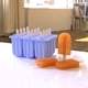 thumbnail image 2 of Silicona Para Paletas De Hielo De 12 Cavidades Con Tapas Y 50 Palitos De Madera Para Paletas De Bricolaje Methold HA041084-01, 2 of 6