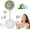 Green-Cooling, variant on Magnetic Phone Fan, Magnetic Fan and Phone Stand with 360° Flexible Gooseneck, Rechargeable Mini Portable Handheld Clip Fan, 3 Speeds, 2000mAh Personal Cooling Fan for Office & Travel (White)