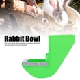 thumbnail image 3 of Trough Feeder, ABS Material High Strength Feeding Tool  Bowl, Store Feed Water for Rabbits Breeding Equipment Tools, 3 of 7