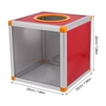 thumbnail image 2 of WHAMVOX Boîte de Rangement pour Billets de Tombola Rouge Aluminium Moyen 1Pcs, 2 of 8