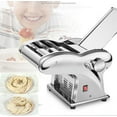 thumbnail image 5 of Pasta Machine, Electric Stainless Steel Pasta Maker with Pasta Cutter for Household Noodle Rolling Machine Semi-automatic Dumplings Wonton Maker 110V, 5 of 8
