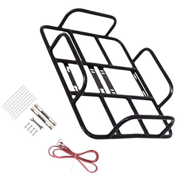 Guardoinrt Rear Bicycle Basket Iron Luggage Package Rack Bike Basket for Mountain Bikes