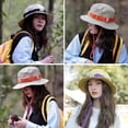 thumbnail image 4 of Chapeau de Soleil Unisexe Protection UV, Visière Réglable pour Activités Extérieures, Pêche, Camping - Polyester, Respirant et Confortable, 4 of 8