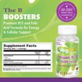 thumbnail image 2 of VegLife B12 + Folic Acid 1000mcg | Energy Metabolism, Heart & Cellular Health Support | Orange Flavor, Vegan, No Sugar | 100 Lozenges, 2 of 6