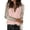 Pink, variant on My Items Shirts for Women Women's Long Sleeve Shirts Women's Sequin Stitched Long Sleeved Blouse with Loose V Neck Pullover M