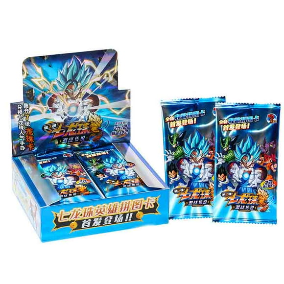 Dragon Ball Collection Card Shiny Son Goku Saiyan Vegeta Trading Proxy Flash Cards Gam Anime Battle Carte for Children Gift Toy