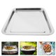 thumbnail image 2 of Stainless Steel Grill Plate Resuable Dish Drying Tray Dish Washer Grill Pan 36x27x2cm, 2 of 4