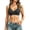 Black, variant on Bras for Older Women Front Clasp Tank Style Molded Cup Wireless Breathable Lightweight Daily Comfort Gray M