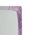 thumbnail image 3 of Ambesonne Modern Fitted Sheet, Swirling Ornaments Dots Art, King Size, Pale Purple and White, 3 of 3