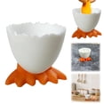 thumbnail image 2 of Harpily Large Capacity Bag Chicken Egg Cup Cute Egg Stand Holder Egg Cup Holder Chicken Design Egg Stand Tool Creative Fun Cutlery Egg Holder For Kitchen Home Table Decoration, 2 of 9