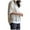 Beige, variant on Women Dolman Batwing Sleeves Knitted Sweaters Winter Boat Neck Pullovers Tops