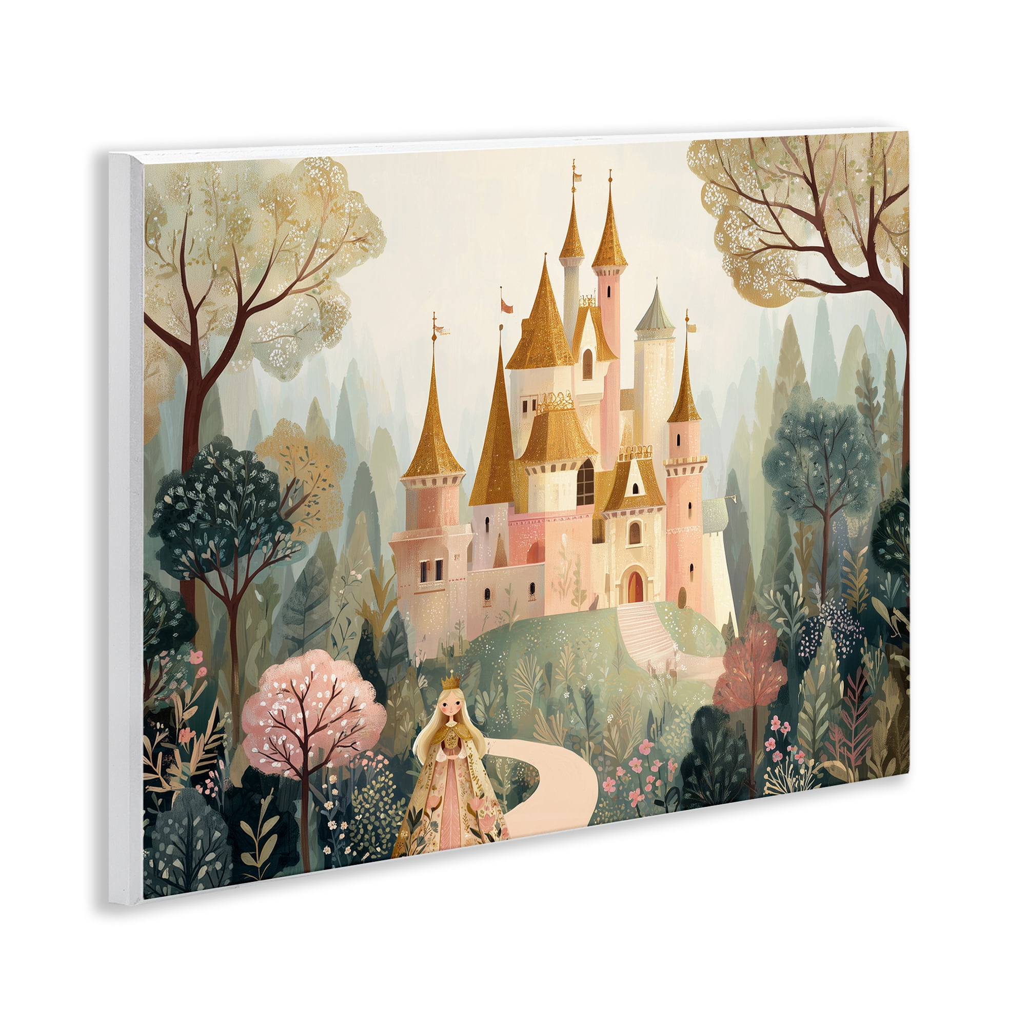 Stupell Industries Whimsical Castle Path Wall Plaque Art, design by Christine Simpson Art