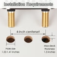 thumbnail image 6 of PARLOS Bathroom Sink Faucet, Oil Rubbed Bronze, Durable Rustproof Stainless Design, 6 of 12