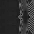 thumbnail image 1 of Ahgly Company Machine Washable Indoor Square Transitional Night Black Area Rugs, 4' Square, 1 of 7