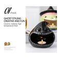 thumbnail image 6 of CASAFUN Cute Halloween Ghost Pumpkin Candles Ghost Scented Candles Candlestick Spooky Candles Gifts for Ghost Decor Home Decor Halloween Party Bedroom Room Table Decorations Ceramic Ornaments, 6 of 7