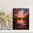 thumbnail image 2 of Autumn Tree Under Moonlight Canvas Wall Art Painting for Living Room Bedroom Dining Room Office Hallway Cafe Bar Hotel Decor, 2 of 8