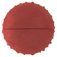 thumbnail image 5 of JWH Round 3D Decorative Throw Suede Flower Pillows with Insert for Bed Sofa 14 inch Rust Red, 5 of 9