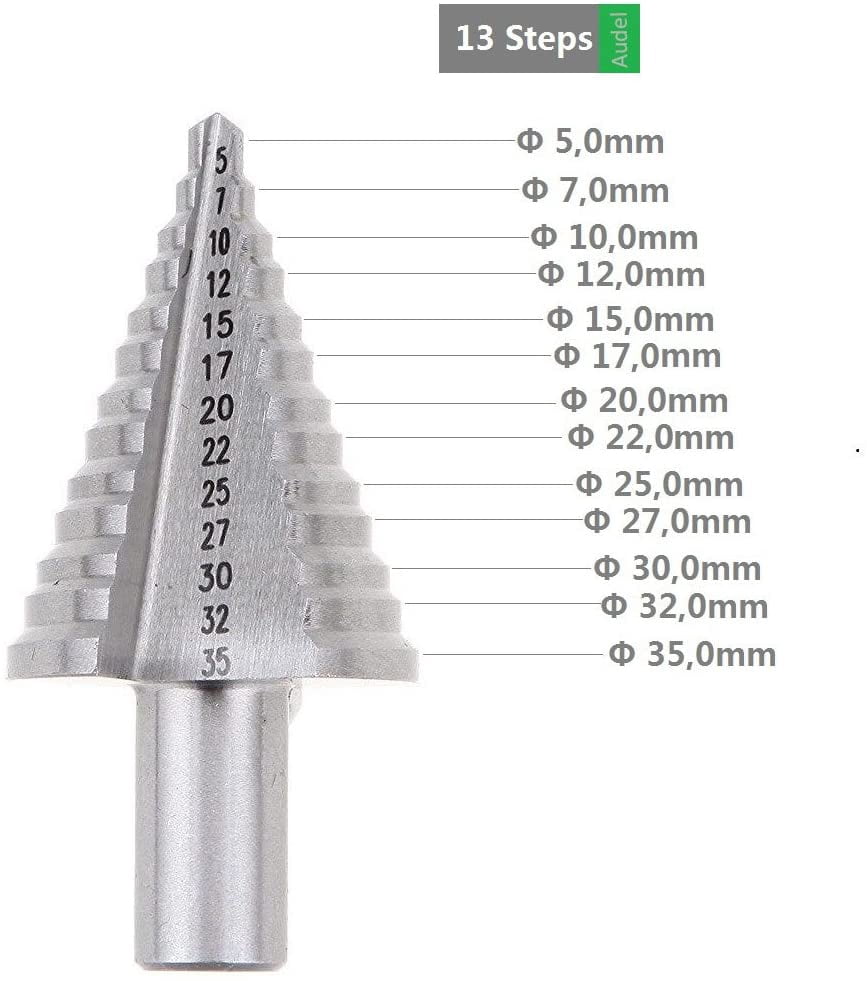 HSS Double Slot Cone Cutting Drill (5mm 
