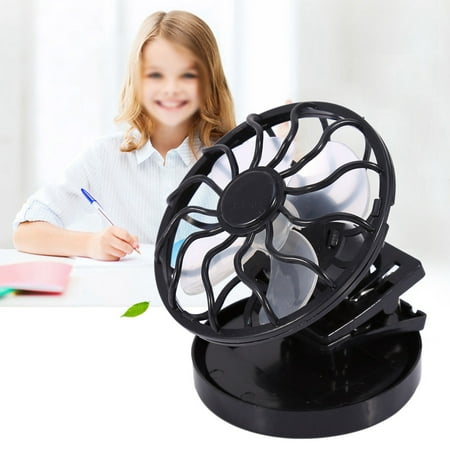 

ACOUTO Electric Mini Clip-on Solar Fan Air Conditioner Cooling Cell Fan Travel Camping Hiking Cooling Air Conditioner