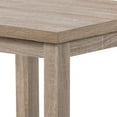 thumbnail image 4 of 3 Piece Rectangular Coffee and Square End Table Set Slatted Gray Beige, 4 of 9