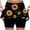 Black, variant on vigerkar Womens Summer Tennis Printed Skirts with Shorts Underneath, Pickleball, Athletic, Workout and Golf Skorts with Pockets (Black, XL)