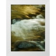 thumbnail image 3 of Vitaly Geyman 4x24 White Modern Wood Framed Wall Art Titled - Soothing Waters VIII, 3 of 5