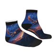 thumbnail image 6 of Salouo Starry Sky Flying Tiger Pattern Unisex Middle Tube Socks,Middle-Finger Knee High Socks Over The Calf Tube Stocking Crew Stockings for Women and Men Tube Socks, 6 of 8